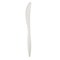 Boardwalk 5.86 in. Mediumweight Wrapped Polypropylene Plastic Knife Cutlery - White (1000/Carton)